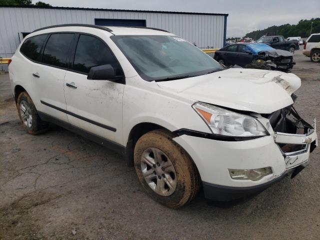 1GNKRFED5CJ186072 - 2012 CHEVROLET TRAVERSE LS WHITE photo 4