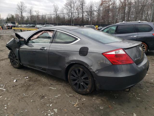 1HGCS22809A005195 - 2009 HONDA ACCORD EXL GRAY photo 2