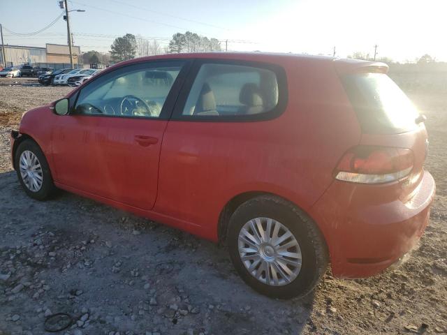 WVWAA7AJXAW289081 - 2010 VOLKSWAGEN GOLF RED photo 2