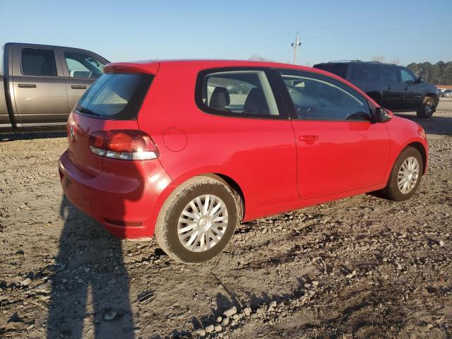 WVWAA7AJXAW289081 - 2010 VOLKSWAGEN GOLF RED photo 3
