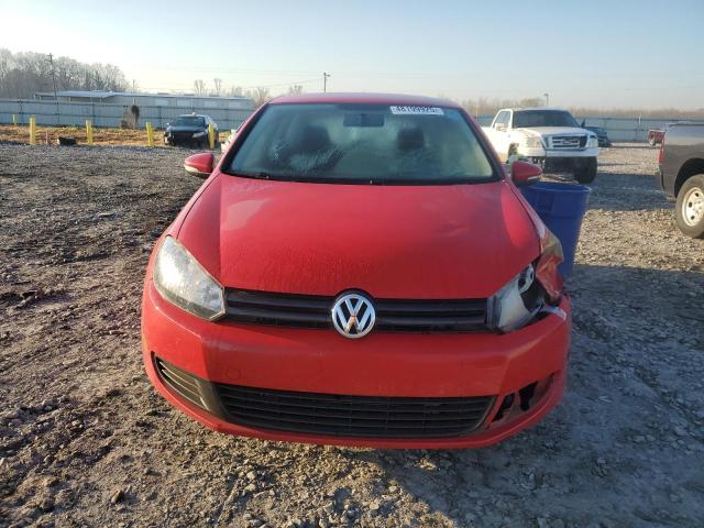 WVWAA7AJXAW289081 - 2010 VOLKSWAGEN GOLF RED photo 5