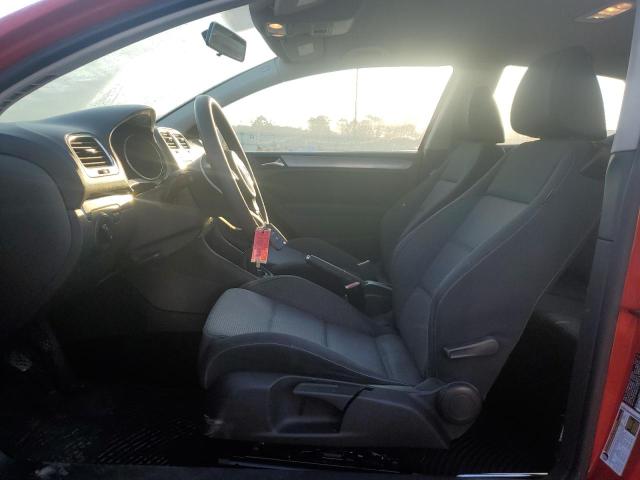 WVWAA7AJXAW289081 - 2010 VOLKSWAGEN GOLF RED photo 7