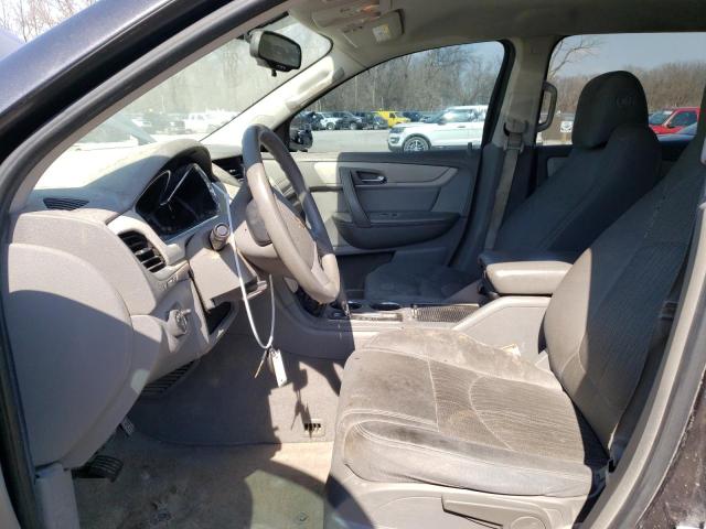 1GNKRFED0FJ240236 - 2015 CHEVROLET TRAVERSE LS GRAY photo 7