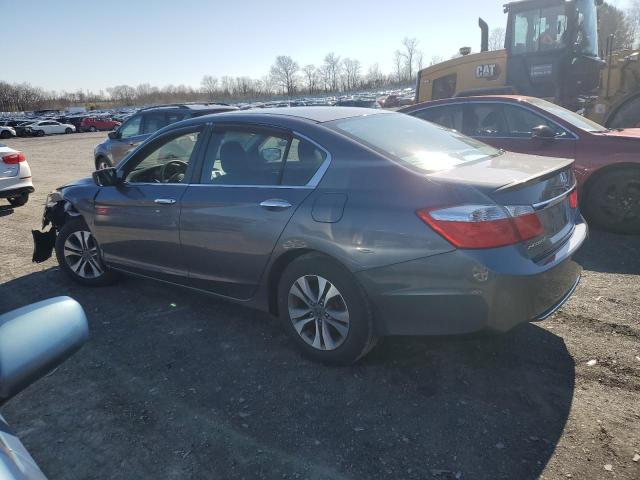 1HGCR2F32DA021028 - 2013 HONDA ACCORD LX GRAY photo 2