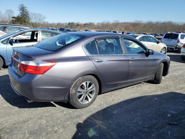 1HGCR2F32DA021028 - 2013 HONDA ACCORD LX GRAY photo 3