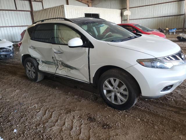 JN8AZ1MU2EW419828 - 2014 NISSAN MURANO S WHITE photo 4