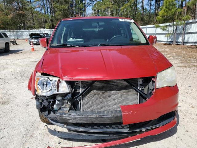 2C4RDGCG6DR608808 - 2013 DODGE GRAND CARA SXT RED photo 5