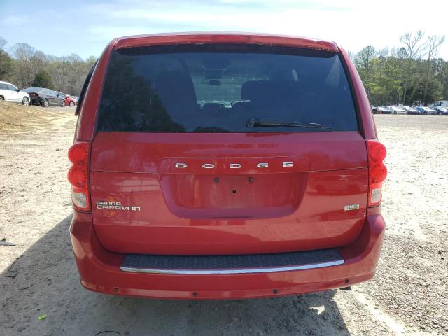 2C4RDGCG6DR608808 - 2013 DODGE GRAND CARA SXT RED photo 6