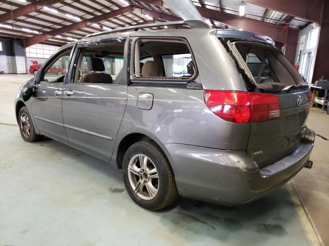 5TDZA23C94S055622 - 2004 TOYOTA SIENNA CE GRAY photo 2