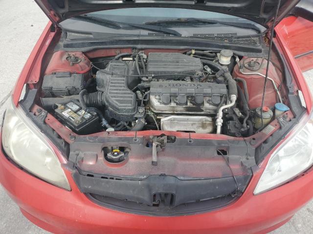 1HGES16395L021296 - 2005 HONDA CIVIC DX VP Կարմիր լուսանկար 11