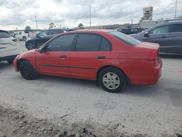 1HGES16395L021296 - 2005 HONDA CIVIC DX VP Կարմիր լուսանկար 2