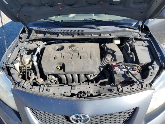 1NXBU40E39Z153389 - 2009 TOYOTA COROLLA BASE GRAY photo 11