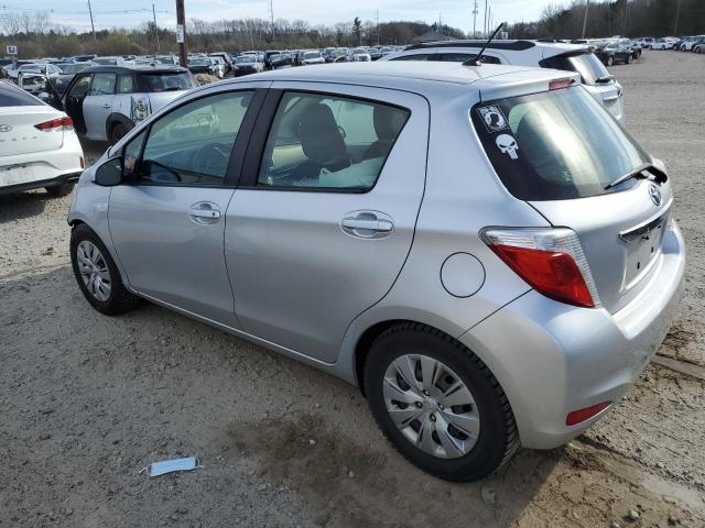 JTDKTUD32CD515798 - 2012 TOYOTA YARIS SILVER photo 2