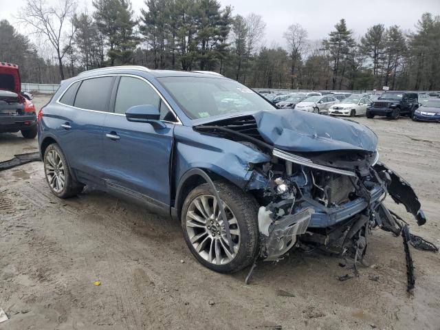 2LMPJ8LR4JBL38134 - 2018 LINCOLN MKX RESERVE أزرق صورة 4