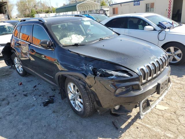 1C4PJMDS3FW688404 - 2015 JEEP CHEROKEE LIMITED BLACK photo 4