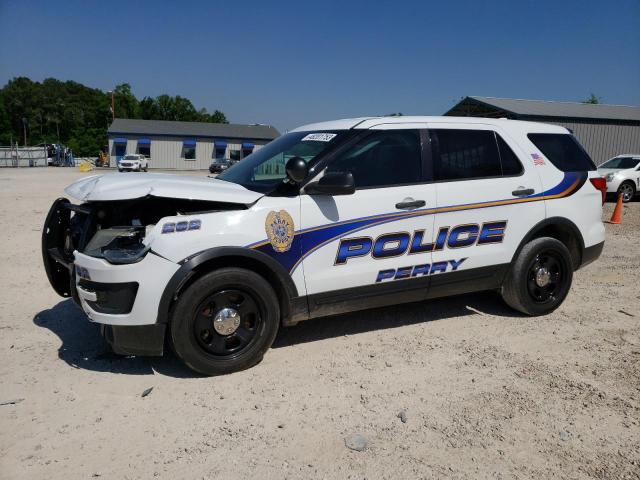 1FM5K8AR5GGC08268 - 2016 FORD EXPLORER POLICE INTERCEPTOR WHITE photo 1