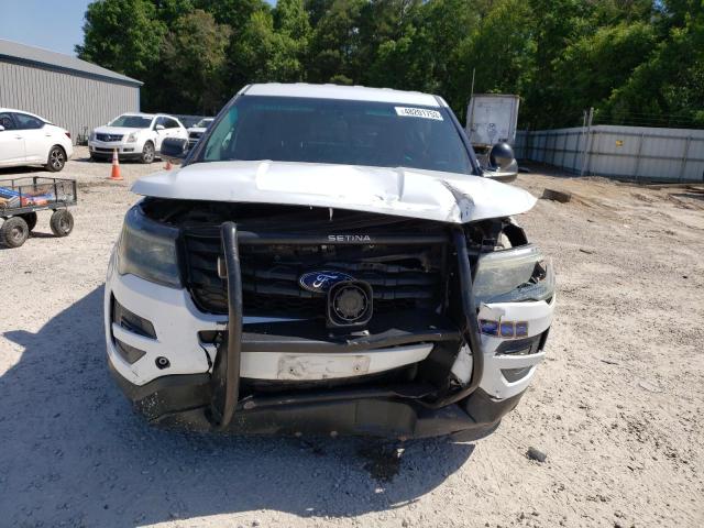 1FM5K8AR5GGC08268 - 2016 FORD EXPLORER POLICE INTERCEPTOR WHITE photo 5