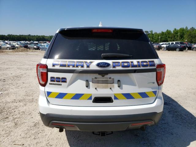 1FM5K8AR5GGC08268 - 2016 FORD EXPLORER POLICE INTERCEPTOR WHITE photo 6