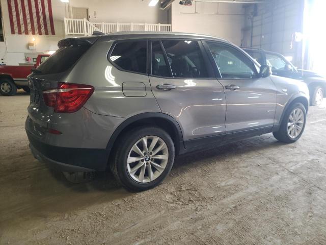 5UXWX9C5XE0D30335 - 2014 BMW X3 XDRIVE28I SILVER photo 3