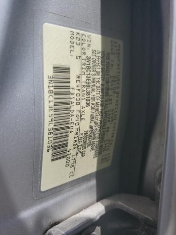 3N1BC13E59L381036 - 2009 NISSAN VERSA S GRAY photo 13