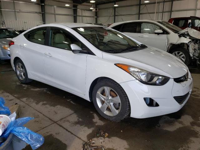 5NPDH4AE4DH366256 - 2013 HYUNDAI ELANTRA GLS WHITE photo 4