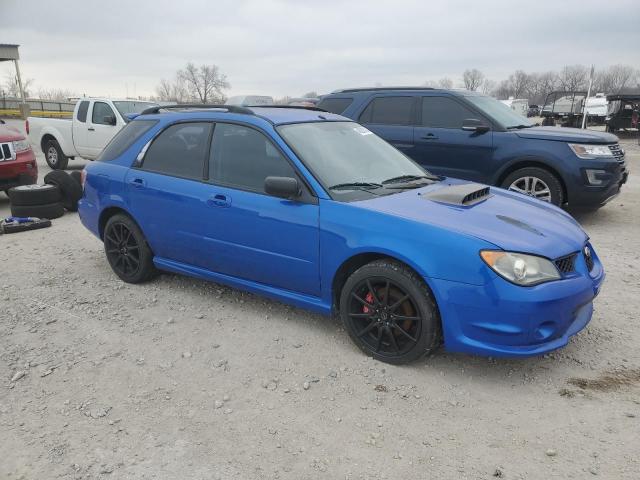 JF1GG79686G816793 - 2006 SUBARU IMPREZA WRX SPORT BLUE photo 4