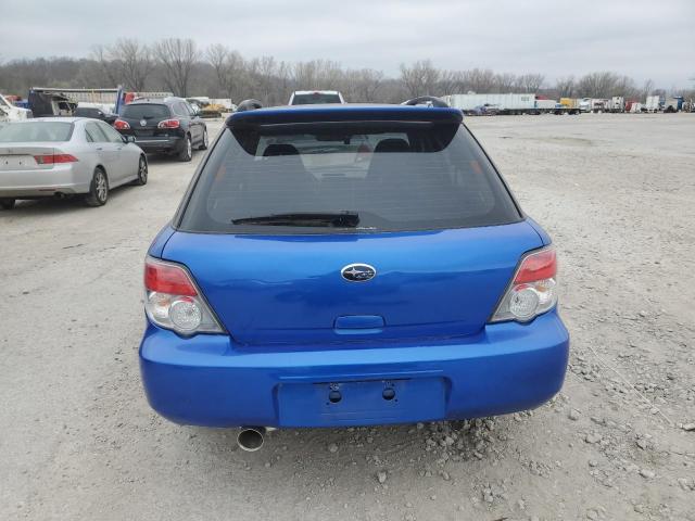 JF1GG79686G816793 - 2006 SUBARU IMPREZA WRX SPORT BLUE photo 6