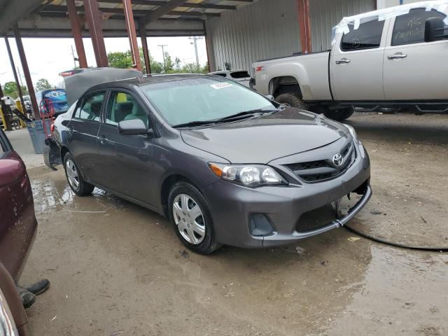 5YFBU4EE2DP160630 - 2013 TOYOTA COROLLA BASE GRAY photo 4