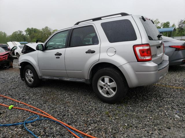 1FMCU03759KD01340 - 2009 FORD ESCAPE XLT SILVER photo 2