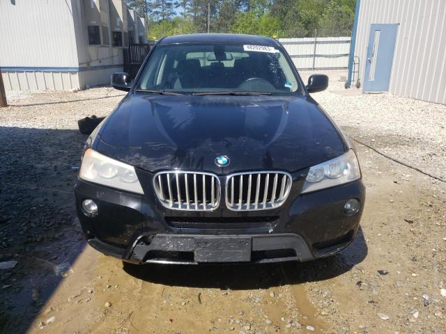 5UXWX9C52D0A28875 - 2013 BMW X3 XDRIVE28I BLACK photo 5