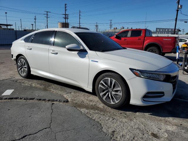 1HGCV3F11JA012543 - 2018 HONDA ACCORD HYBRID WHITE photo 4