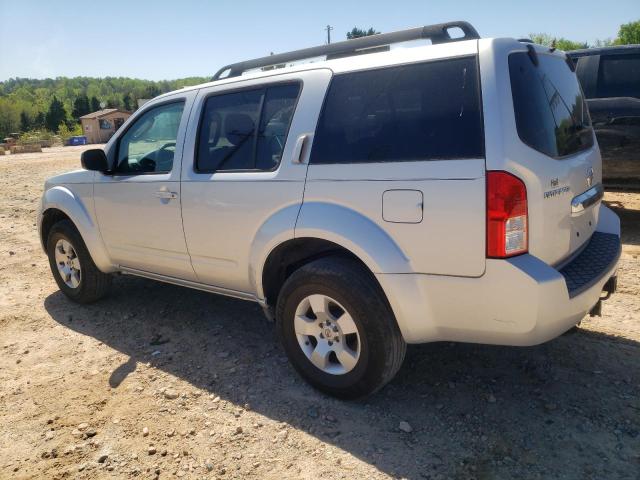 5N1AR1NB0AC621728 - 2010 NISSAN PATHFINDER S 银色 照片 2