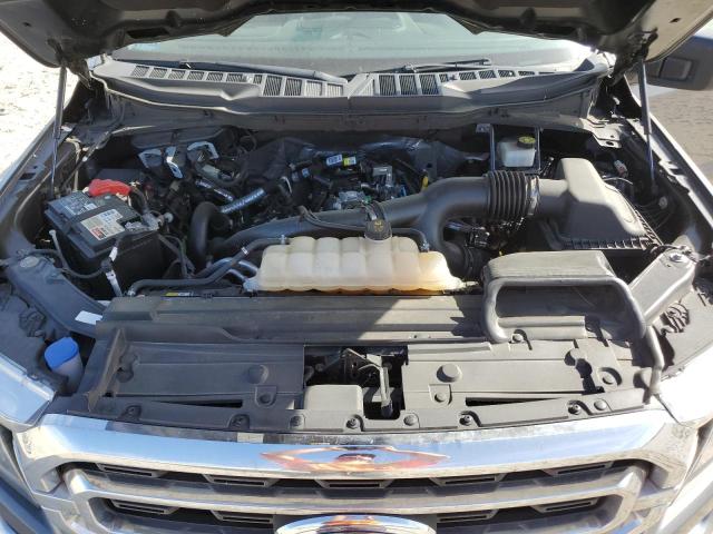 1FTEW1EP8MKE34161 - 2021 FORD F150 SUPERCREW GRAY photo 11