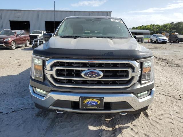 1FTEW1EP8MKE34161 - 2021 FORD F150 SUPERCREW GRAY photo 5