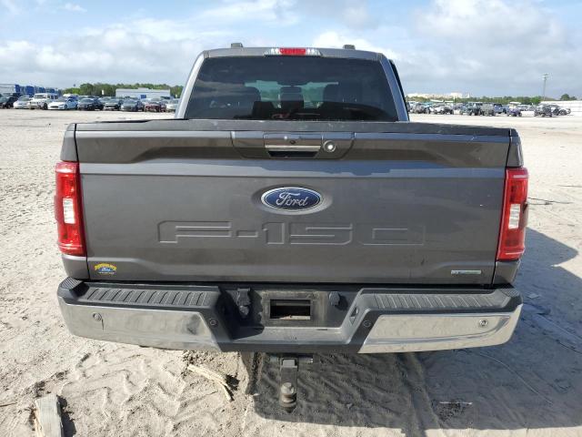 1FTEW1EP8MKE34161 - 2021 FORD F150 SUPERCREW GRAY photo 6