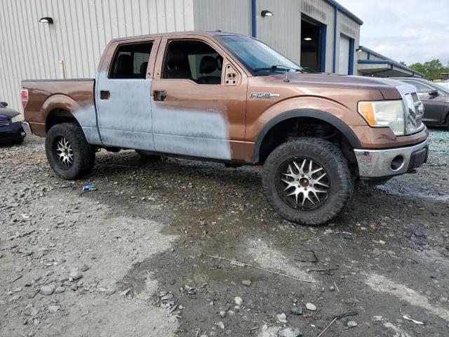 1FTFW1EF8BKD20623 - 2011 FORD F150 SUPERCREW BROWN photo 4