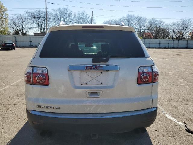 1GKLRMED9AJ101236 - 2010 GMC ACADIA SLT-1 WHITE photo 6