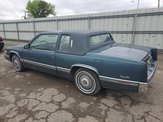 1G6CD13B7P4229205 - 1993 CADILLAC DEVILLE GREEN photo 2