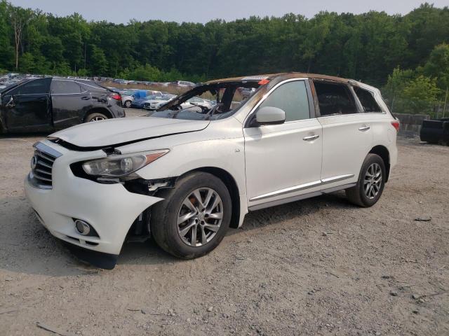 5N1AL0MM1EC508276 - 2014 INFINITI QX60 WHITE photo 1