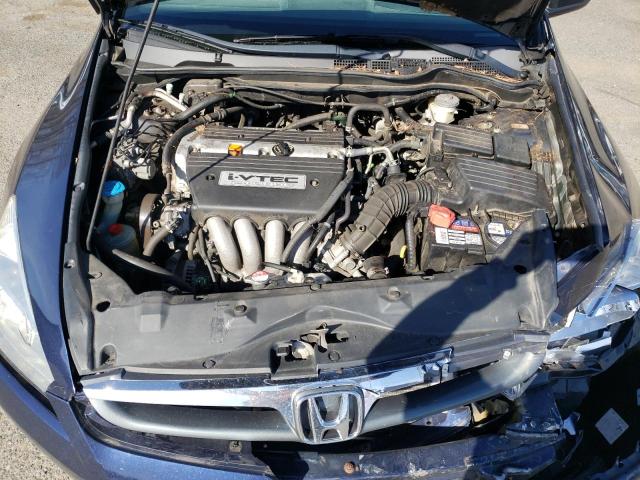 1HGCM56377A181250 - 2007 HONDA ACCORD SE BLUE photo 11