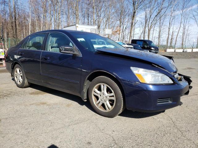 1HGCM56377A181250 - 2007 HONDA ACCORD SE BLUE photo 4