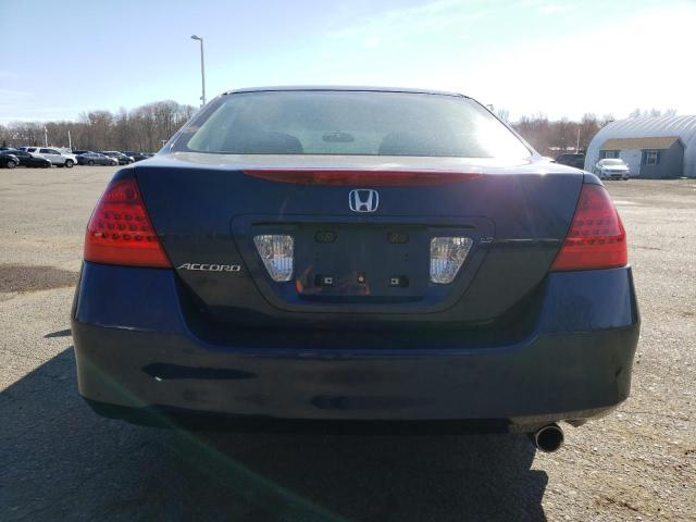 1HGCM56377A181250 - 2007 HONDA ACCORD SE BLUE photo 6