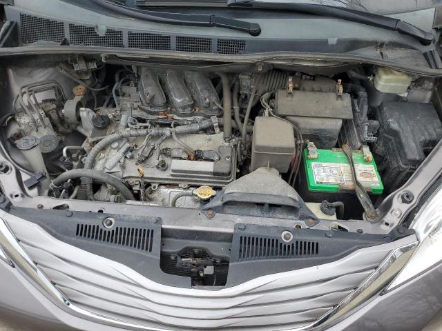 5TDYK3DC0FS628729 - 2015 TOYOTA SIENNA XLE GRAY photo 11