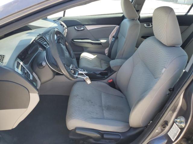 19XFB2F80EE028537 - 2014 HONDA CIVIC EX GRAY photo 7