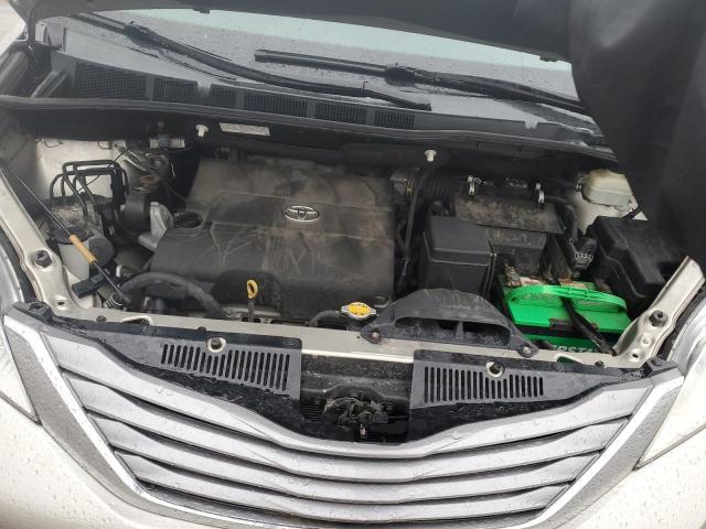 5TDYK3DC1FS631252 - 2015 TOYOTA SIENNA XLE TAN photo 11