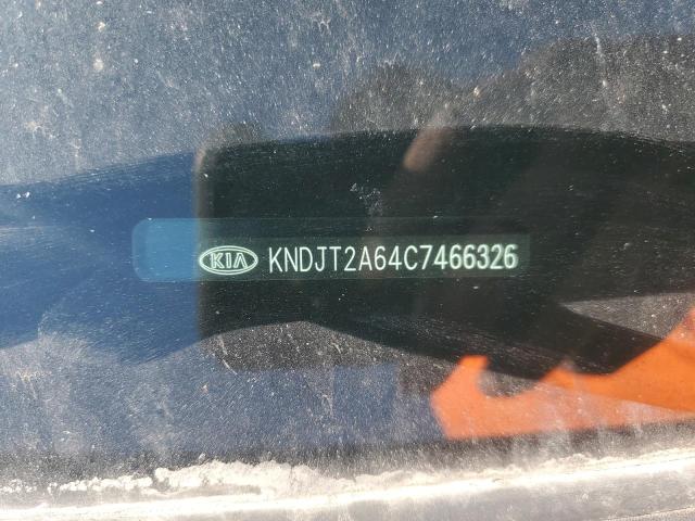 KNDJT2A64C7466326 - 2012 KIA SOUL + GRAY photo 13