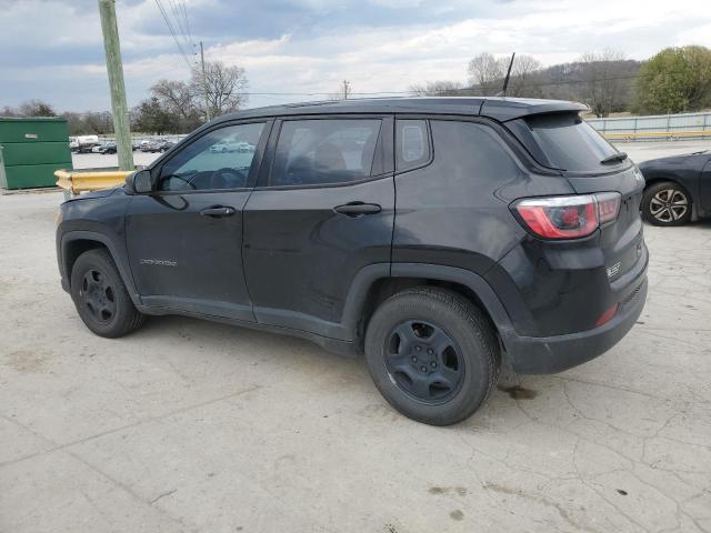 3C4NJCAB0JT318502 - 2018 JEEP COMPASS SPORT BLACK photo 2