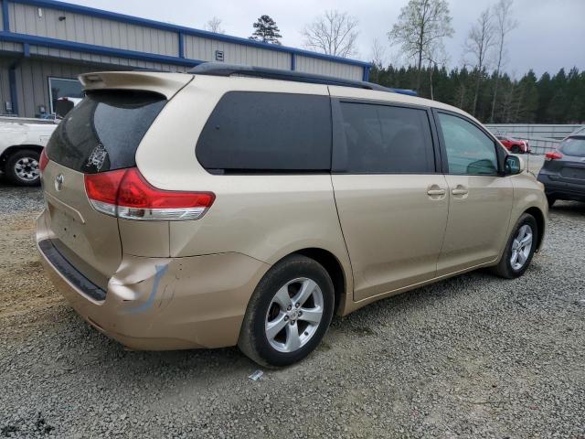 5TDKK3DC7BS028788 - 2011 TOYOTA SIENNA LE GOLD photo 3