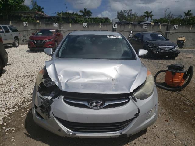 5NPDH4AE3DH242527 - 2013 HYUNDAI ELANTRA GLS SILVER photo 5