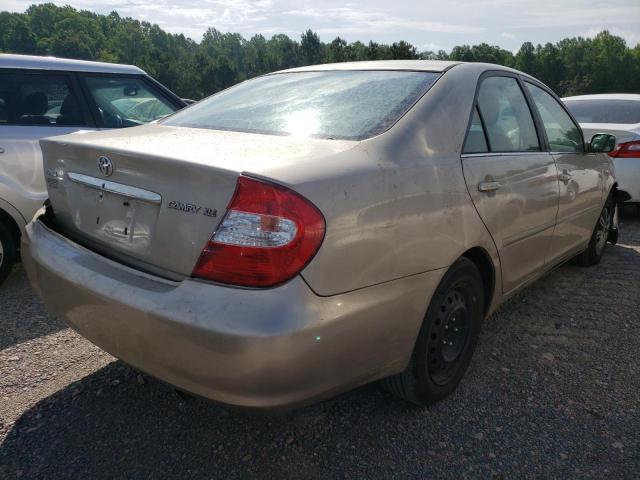 4T1BE30K94U836087 - 2004 TOYOTA CAMRY LE GOLD photo 4